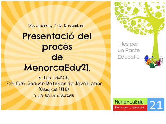 Presentació Menorca Edu21 – UIB