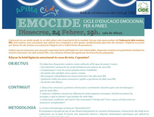 Educació Emocional per a pares – APIMA CIDE